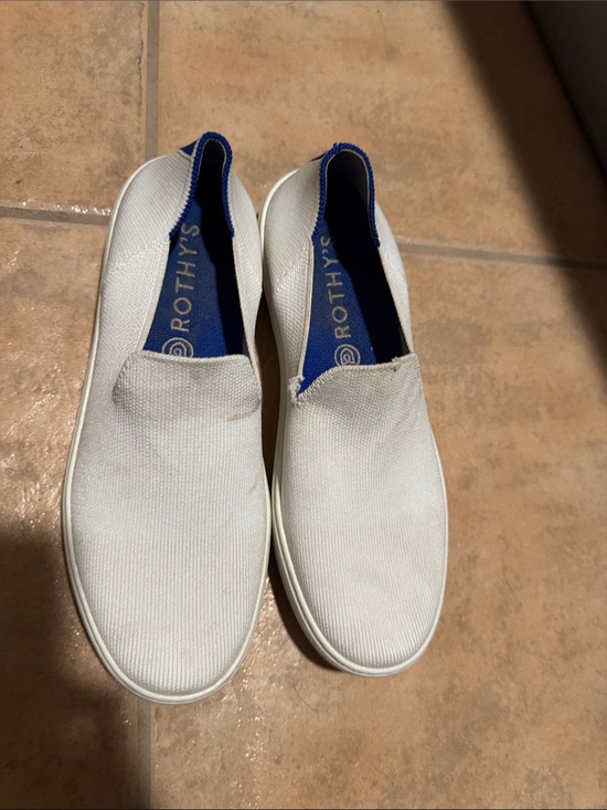 Rothy's Shoes - ROTHY’s slip on white shoes - gently worn size 8